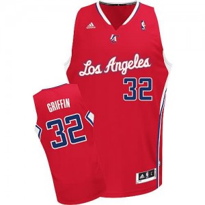 Canotte NBA Rivoluzione 30 Griffi Los Angeles Clippers Rosso