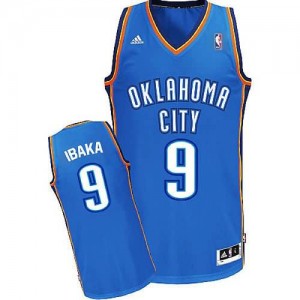 Canotte NBA Rivoluzione 30 Ibaka Oklahoma City Thunder Blu