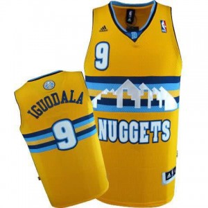 Canotte NBA Rivoluzione 30 Iguodala Denver Nuggets Giallo