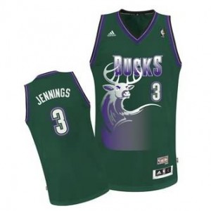 Canotte NBA Rivoluzione 30 Jennings Milwaukee Bucks Verde