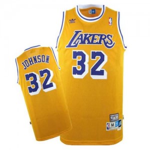 Maglie Basket Johnson Los Angeles Lakers Giallo
