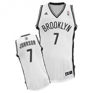 Canotte NBA Rivoluzione 30 Johnson Brooklyn Nets Bianco
