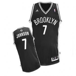 Canotte NBA Rivoluzione 30 Johnson Brooklyn Nets Nero