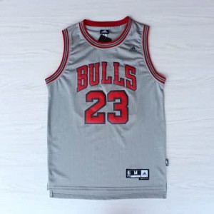 Canotte NBA Rivoluzione 30 Jordan Chicago Bulls Grigio