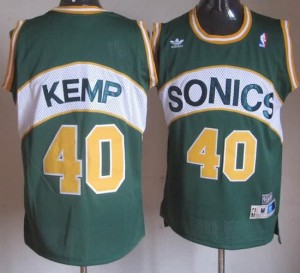 Maglie Basket Kemp Seattle Sonics Verde