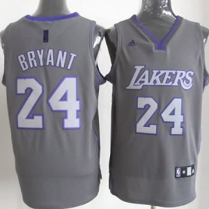 Canotte NBA Rivoluzione 30 Kobe Bryant Los Angeles Lakers Grigio