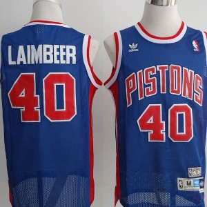 Maglie Basket Laimbeer Detroit Pistons Blu