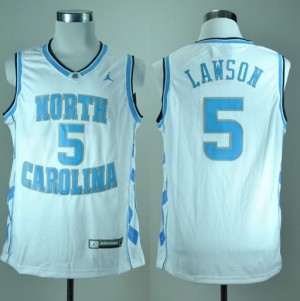 Canotte Basket NCAA Lawson North Carolina Bianco