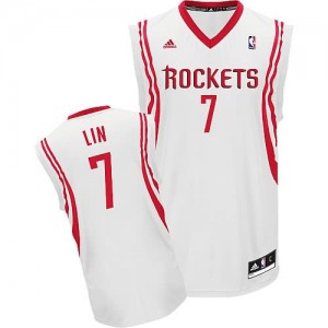 Canotte NBA Rivoluzione 30 Lin Houston Rockets Bianco