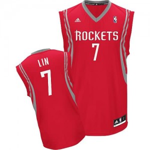 Canotte NBA Rivoluzione 30 Lin Houston Rockets Rosso