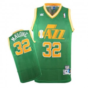 Maglie Basket Malone Utah Jazz Verde