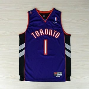 Maglie NBA McGrady Toronto Raptors Nero Porpora