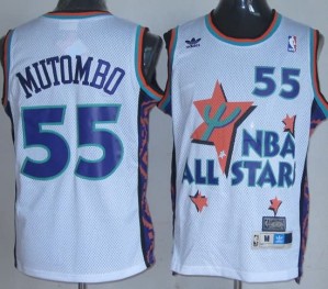 Canotte NBA Mutombo All Star 1995 Bianco