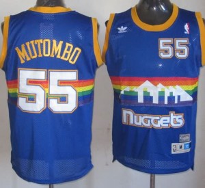Maglie Basket Mutombo Denver Nuggets Blu