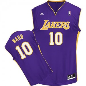 Canotte NBA Rivoluzione 30 Nash Los Angeles Lakers Porpora