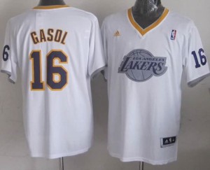 Canotte Basket Natale 2013 Gasol Bianco