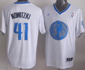 Canotte Basket Natale 2013 Nowitzki Bianco