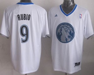 Canotte Basket Natale 2013 Rubio Bianco