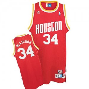 Maglie Basket Olajuwon Houston Rockets Rosso