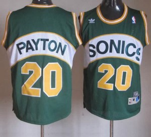 Maglie Basket Payton Seattle Sonics Verde