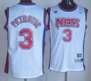 Maglie Basket Petrovic Brooklyn Nets Bianco