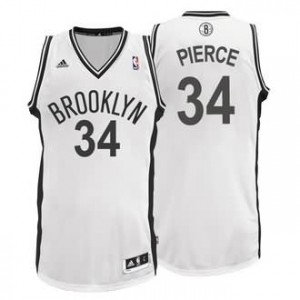 Canotte NBA Rivoluzione 30 Pierce Brooklyn Nets Bianco