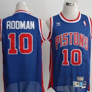 Maglie Basket Rodman Detroit Pistons Blu