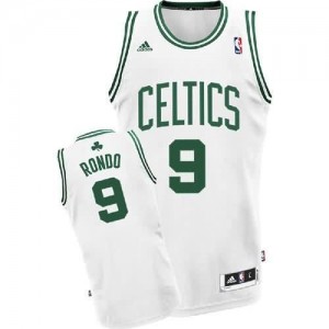 Maglie Basket Rondo Boston Celtics Bianco