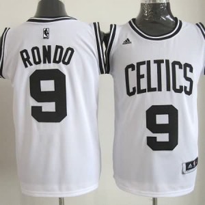 Maglie Basket Rondo Boston Celtics Bianco