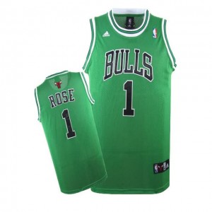 Maglie Basket Rose Chicago Bulls verde