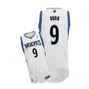 Maglie Basket Rubio Minnesota Timberwolves Bianco