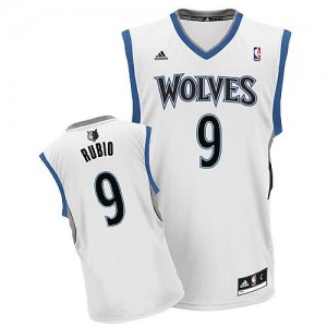 Canotte NBA Rivoluzione 30 Rubio Minnesota Timberwolves Bianco