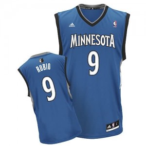 Canotte NBA Rivoluzione 30 Rubio Minnesota Timberwolves Blu