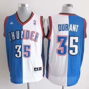 Canotte NBA Split Durant Blu Bianco