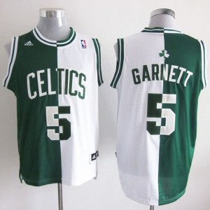 Canotte NBA Split Garnett Verde Bianco