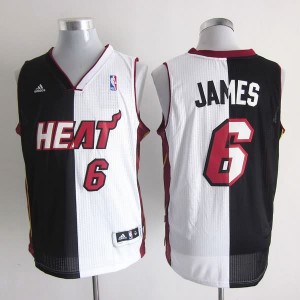 Canotte NBA Split James Nero Bianco