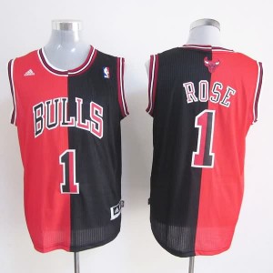 Canotte NBA Split Rose Rosso Nero