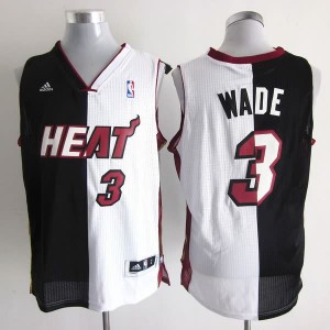 Canotte NBA Split Wade Nero Bianco