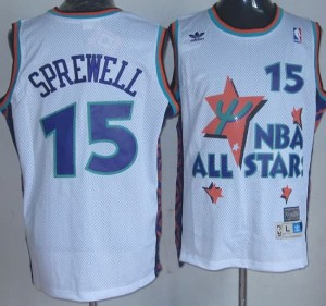 Canotte NBA Sprewell All Star 1995 Bianco
