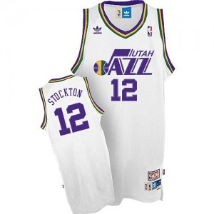 Maglie Basket Stockton Utah Jazz Bianco