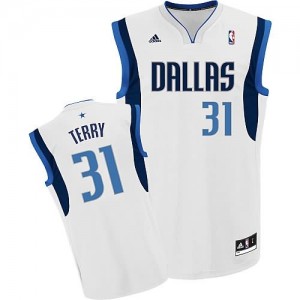 Canotte NBA Rivoluzione 30 Terry Dallas Mavericks Bianco