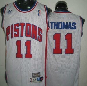 Maglie Basket Thomas Detroit Pistons Bianco