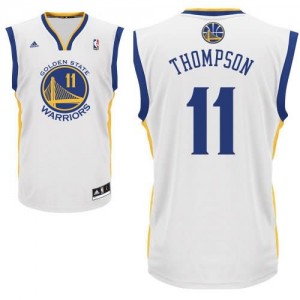 Canotte NBA Rivoluzione 30 Thompson Golden State Warriors Bianco