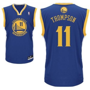 Canotte NBA Rivoluzione 30 Thompson Golden State Warriors Blu