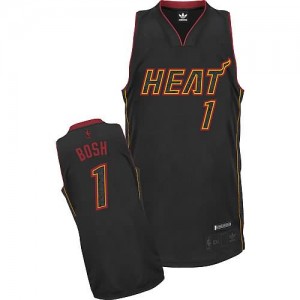 Maglie Basket Vibe Bosh Miami Heats Nero