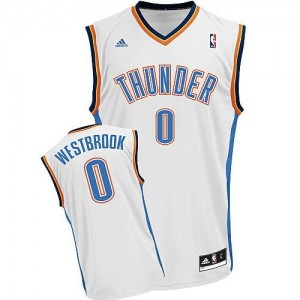 Maglie Basket Westbrook Oklahoma City Thunder Bianco