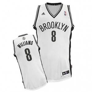 Canotte NBA Rivoluzione 30 Williams Brooklyn Nets Bianco