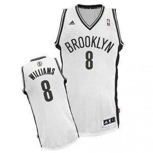Canotte NBA Rivoluzione 30 Williams Brooklyn Nets Bianco