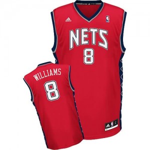 Canotte NBA Rivoluzione 30 Williams Brooklyn Nets Rosso