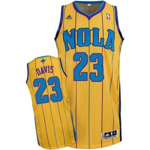 Canotte NBA Rivoluzione 30 Davis Charlotte Hornets Giallo